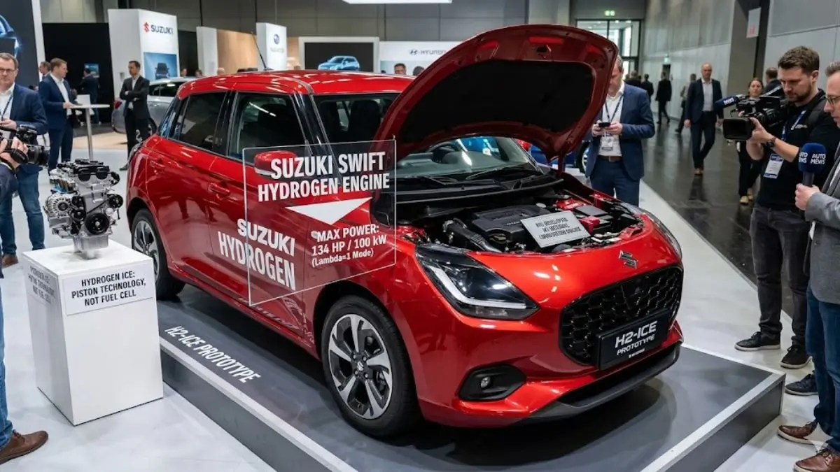 Suzuki Swift Hydrogen Engine