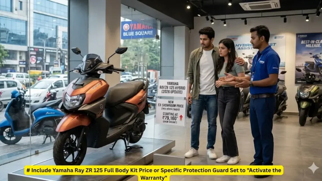 Yamaha RayZR 125 Cost Increase: 2026 New Ex-Showroom & On-Road Prices Explained. 1 Yamaha RayZR 125 Cost Increase