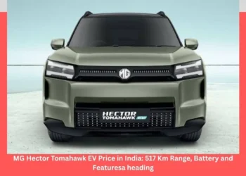 MG Hector Tomahawk EV Price in India